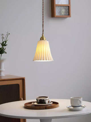 Trumpet Ceramic Pendant Light Arkstarhome