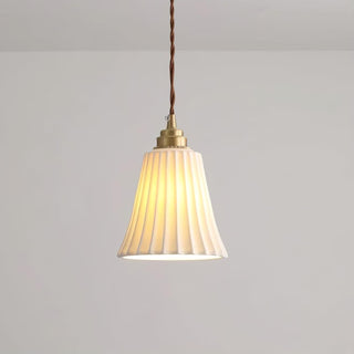 Trumpet Ceramic Pendant Light Arkstarhome