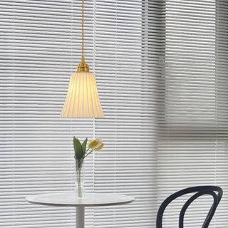 Trumpet Ceramic Pendant Light Arkstarhome