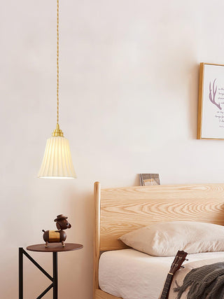 Trumpet Ceramic Pendant Light Arkstarhome