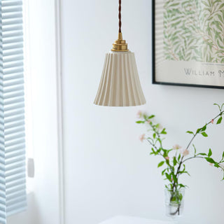 Trumpet Ceramic Pendant Light Arkstarhome