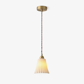 Trumpet Ceramic Pendant Light Arkstarhome