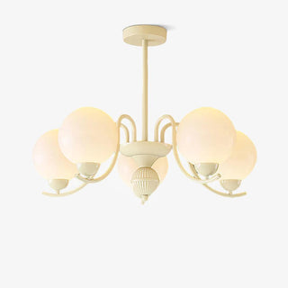 Vanilla Ball Chandelier Arkstarhome