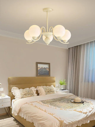 Vanilla Ball Chandelier Arkstarhome