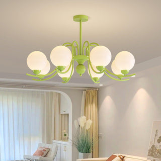 Vanilla Ball Chandelier Arkstarhome