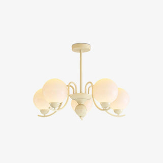 Vanilla Ball Chandelier Arkstarhome