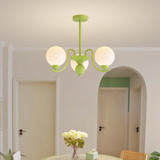 Vanilla Ball Chandelier Arkstarhome