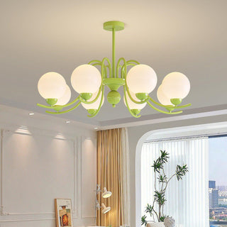 Vanilla Ball Chandelier Arkstarhome