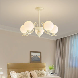 Vanilla Ball Chandelier Arkstarhome