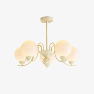 Vanilla Ball Chandelier Arkstarhome