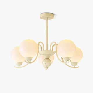 Vanilla Ball Chandelier Arkstarhome
