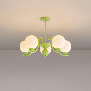 Vanilla Ball Chandelier Arkstarhome