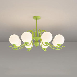 Vanilla Ball Chandelier Arkstarhome
