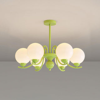 Vanilla Ball Chandelier Arkstarhome
