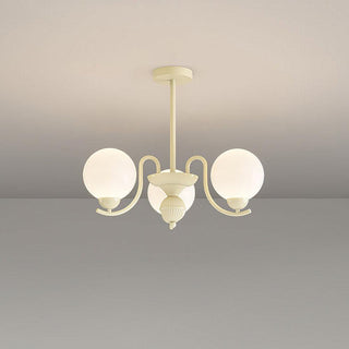 Vanilla Ball Chandelier Arkstarhome