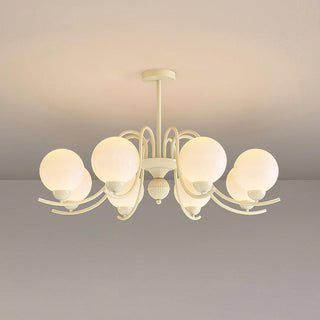 Vanilla Ball Chandelier Arkstarhome