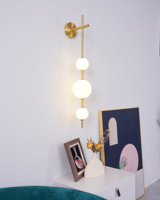 Vertical Globe Wall Lamp Arkstarhome