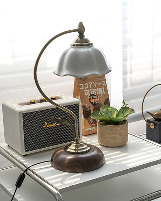 Vintage Laiton Table Lamp Arkstarhome