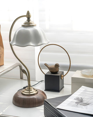 Vintage Laiton Table Lamp Arkstarhome