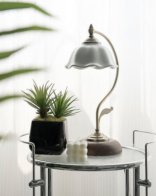 Vintage Laiton Table Lamp Arkstarhome