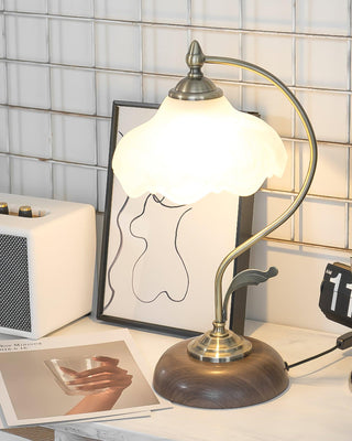 Vintage Laiton Table Lamp Arkstarhome