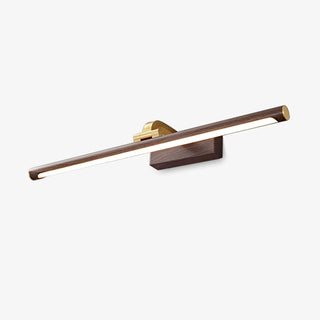 Walnut Color Linear LED Wall Light Arkstarhome