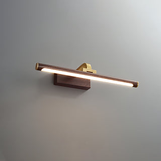 Walnut Color Linear LED Wall Light Arkstarhome