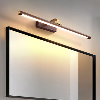 Walnut Color Linear LED Wall Light Arkstarhome