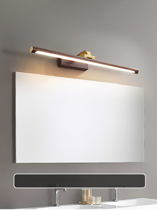 Walnut Color Linear LED Wall Light Arkstarhome