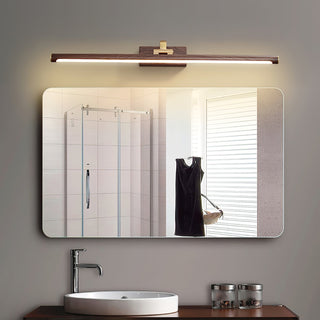 Walnut Color Linear LED Wall Light Arkstarhome