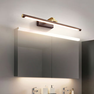 Walnut Color Linear LED Wall Light Arkstarhome