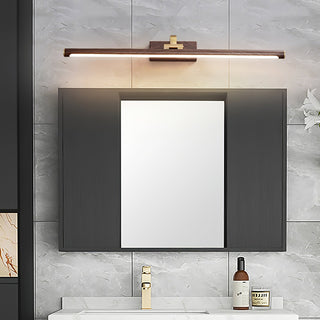 Walnut Color Linear LED Wall Light Arkstarhome