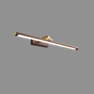 Walnut Color Linear LED Wall Light Arkstarhome
