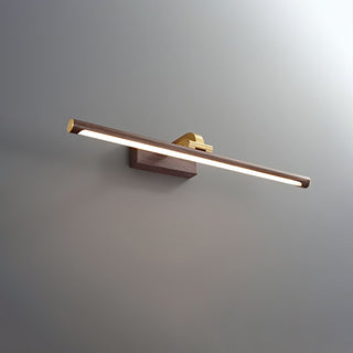 Walnut Color Linear LED Wall Light Arkstarhome