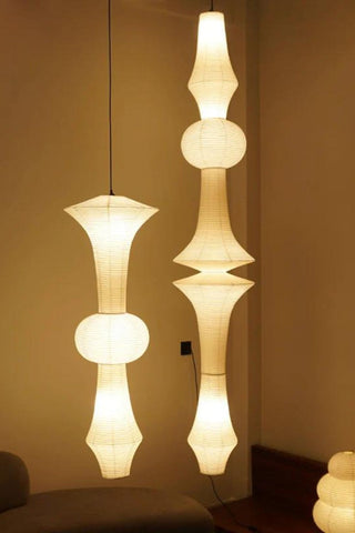 Washi Paper E Pendant Swag Light Arkstarhome