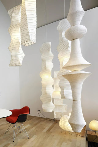 Washi Paper E Pendant Swag Light Arkstarhome