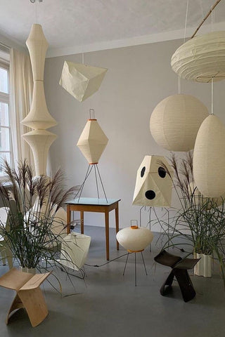 Washi Paper E Pendant Swag Light Arkstarhome