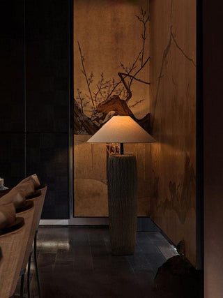 Weathered Wood Grain Floor Lamp Arkstarhome