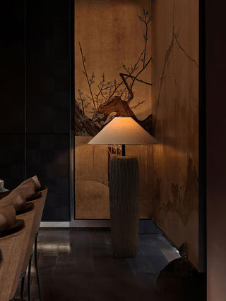 Weathered Wood Grain Floor Lamp Arkstarhome