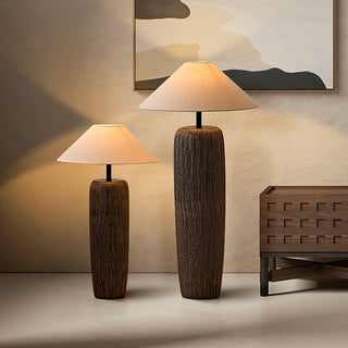 Weathered Wood Grain Floor Lamp Arkstarhome