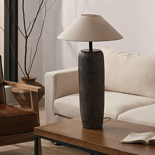 Weathered Wood Grain Floor Lamp Arkstarhome