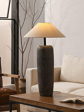Weathered Wood Grain Floor Lamp Arkstarhome