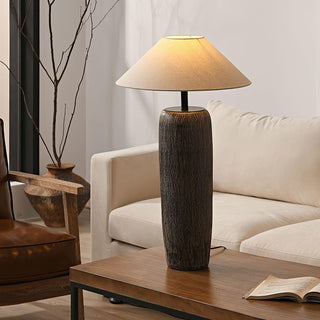 Weathered Wood Grain Floor Lamp Arkstarhome