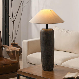 Weathered Wood Grain Floor Lamp Arkstarhome