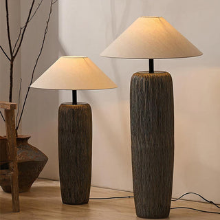 Weathered Wood Grain Floor Lamp Arkstarhome