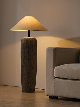Weathered Wood Grain Floor Lamp Arkstarhome