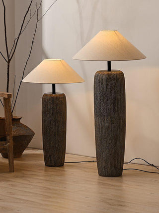 Weathered Wood Grain Floor Lamp Arkstarhome