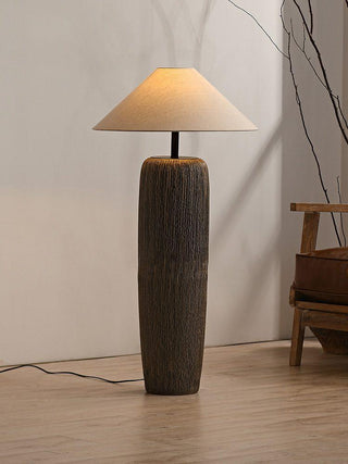 Weathered Wood Grain Floor Lamp Arkstarhome