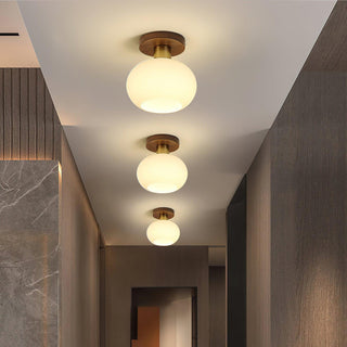 White Shell Ceiling Lamp Arkstarhome