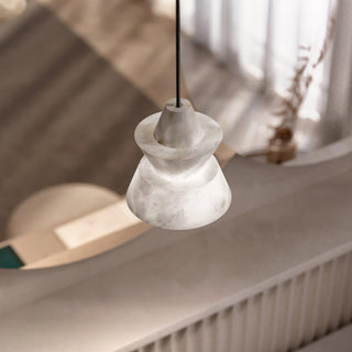 White Alabaster  Pendant Light Arkstarhome